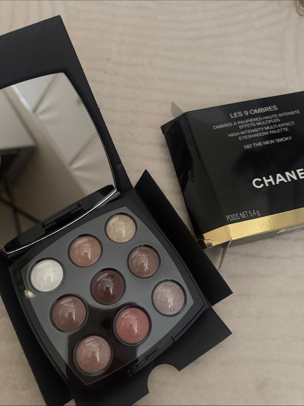 CHANEL Les 9 Ombres Eyeshadow Palette - Browns, Pink, Champagne SOLD OUT #587